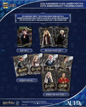 KAKAWOW – 2026 AURA Harry Potter 25th Anniversary Trading Cards Blaster Box (7 pack)