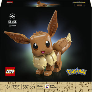 LEGO Pokémon Eevee 587 darabos építőkészlet