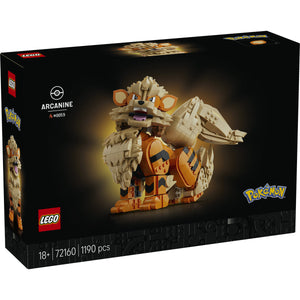 LEGO Pokémon Arcanine részletgazdag 1190 elem
