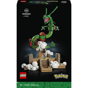 LEGO Pokémon Rayquaza kiállítható modell 38 cm magas
