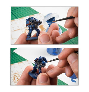 Citadel Medium Layer Brush közepes rétegező ecset közelről