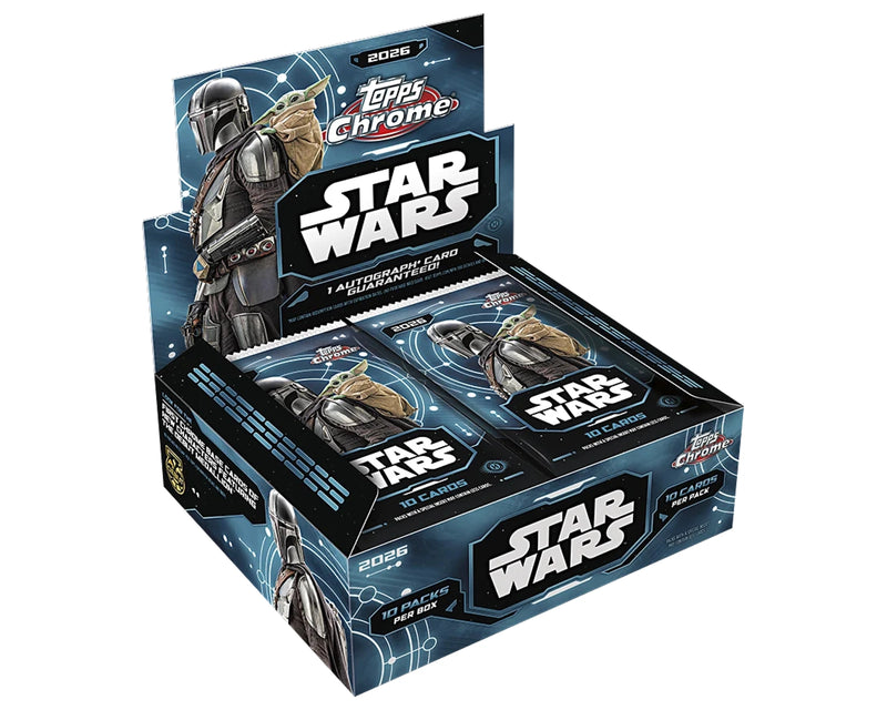 Box Live Break 192: Topps star wars Crome 2026 hobby Pack break