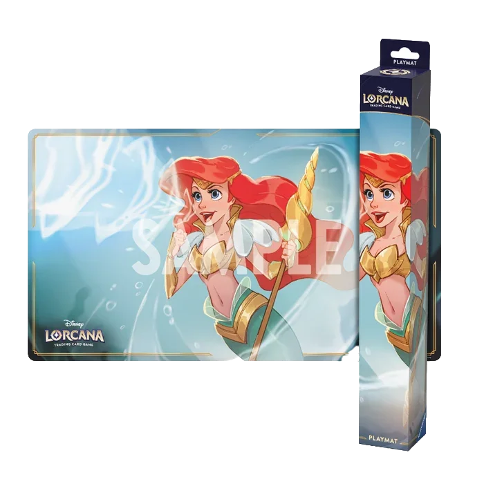 Disney Lorcana Winterspell Ariel Sonic Warrior hivatalos játékszőnyeg
