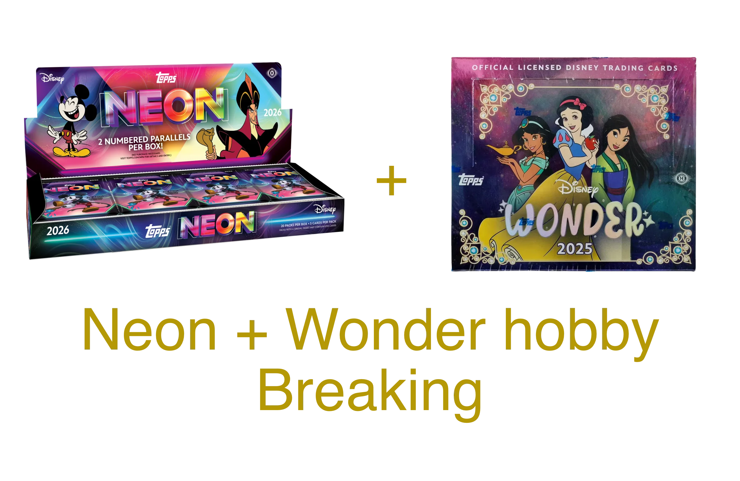 LIVE Break – Topps Disney Neon Hobby + Topps Disney Wonder 2025 Hobby Box