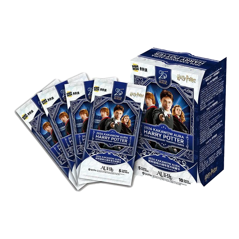 KAKAWOW – 2026 AURA Harry Potter 25th Anniversary Trading Cards Box (10 pack)