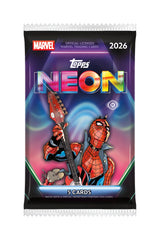 Topps Marvel Neon 2026 Booster Pack ( Hobby Boxból )