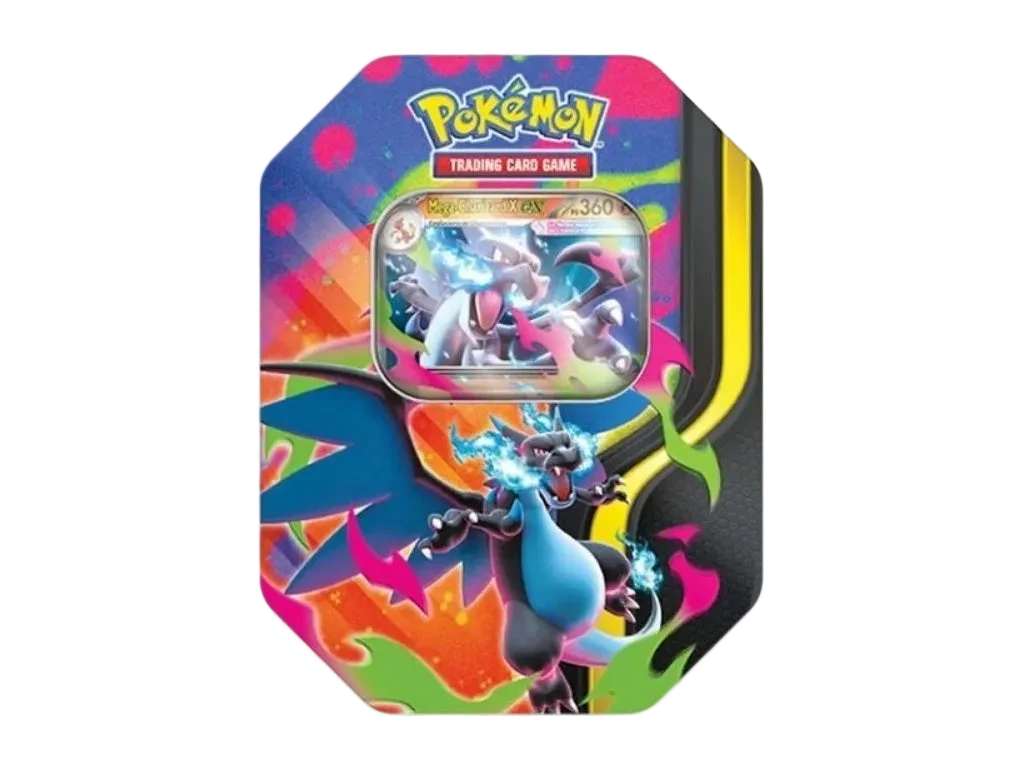 Pokemon TCG Mega Charizard X EX Tin