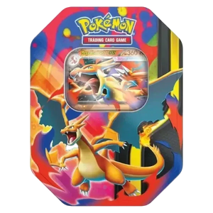 Pokemon TCG Mega Charizard X EX Tin