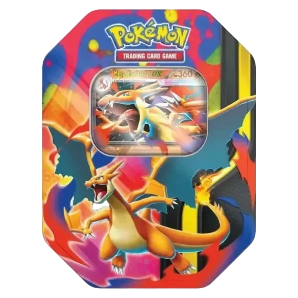 Pokemon TCG Mega Charizard X EX Tin