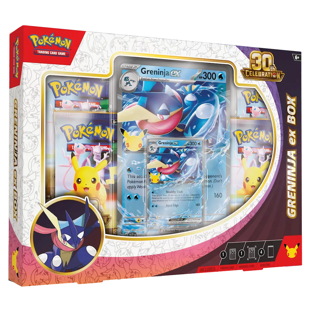 Pokémon – 30th Celebration ex Box - Greninja