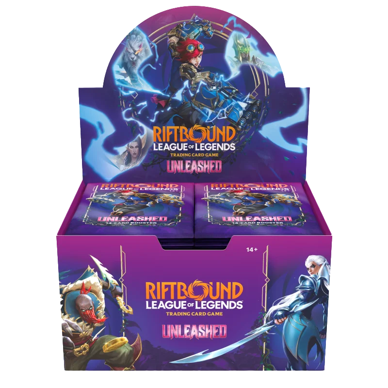 Riftbound League of Legends Unleashed Booster Display