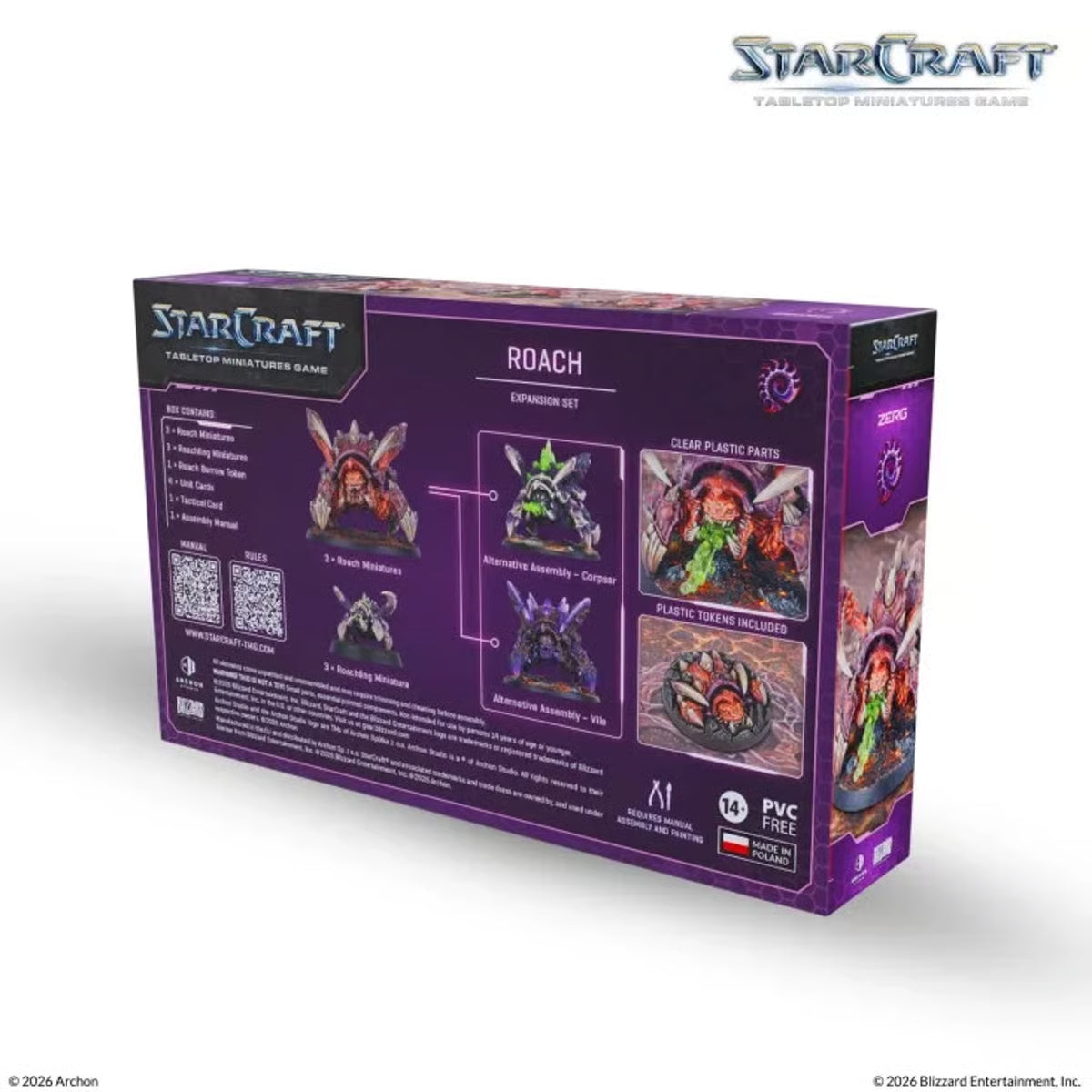 StarCraft TMG – Roach – Zerg Expansion Set