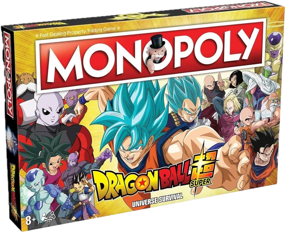 Winning Moves – Monopoly: Dragon Ball Super társasjáték (angol)