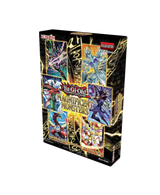 Yu-Gi-Oh! card game box featuring magnificent monsters on a white background
