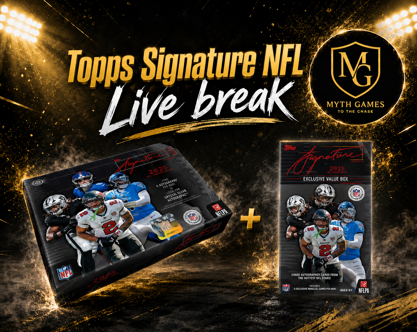 Live Break - Topps NFL Signature 2025/2026 Jumbo box + Value box