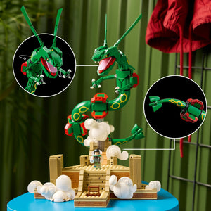 LEGO Pokémon Rayquaza kiállítható modell 38 cm magas