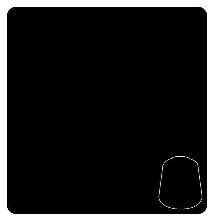 Citadel Base Abaddon Black 12 ml akril festék tégely