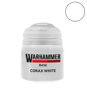 Citadel Base Corax White 12 ml festék tégely közelről