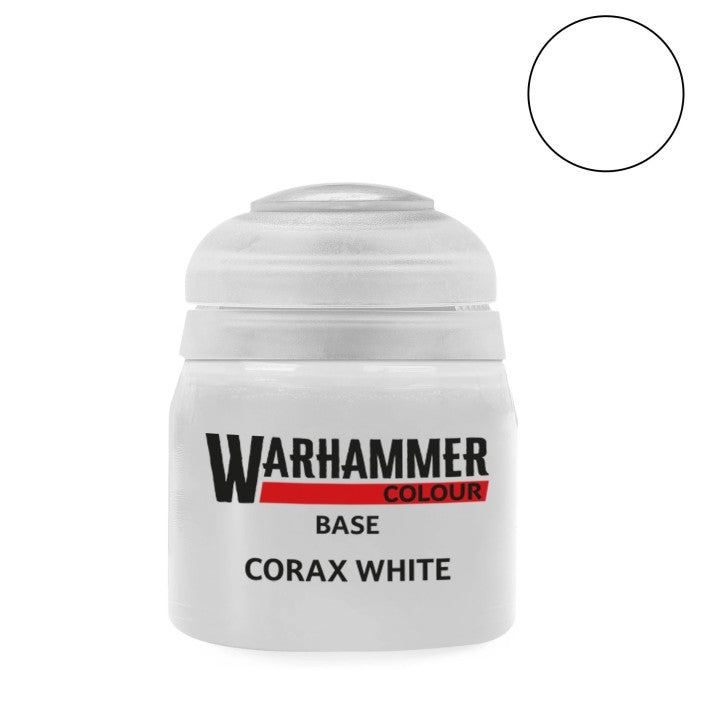Citadel Base Corax White 12 ml festék tégely közelről