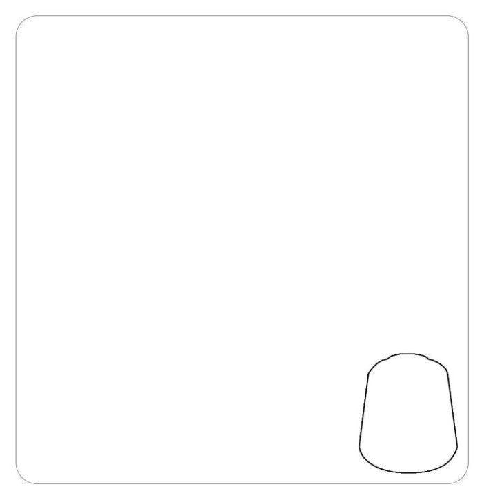 Citadel Base Corax White 12 ml festék tégely közelről