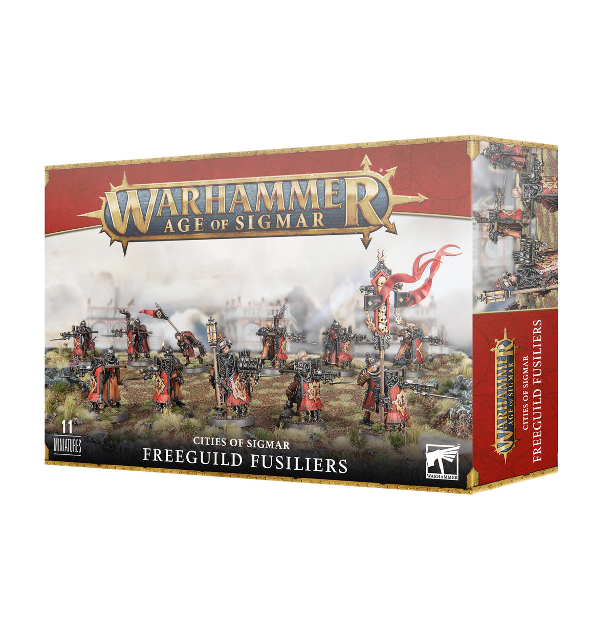 Warhammer Age of Sigmar Freeguild Fusiliers egység doboz