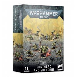 Games Workshop Ork Gretchin miniatúrák, műanyag figurák