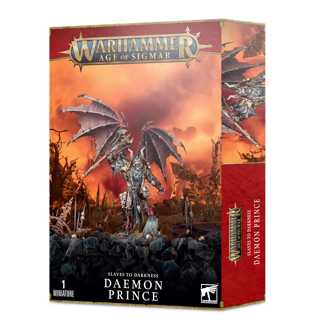 Warhammer Age of Sigmar Daemon Prince miniatűra Slaves to Darkness