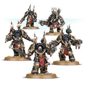 Warhammer 40,000 Chaos Terminators műanyag miniatűrák készlet