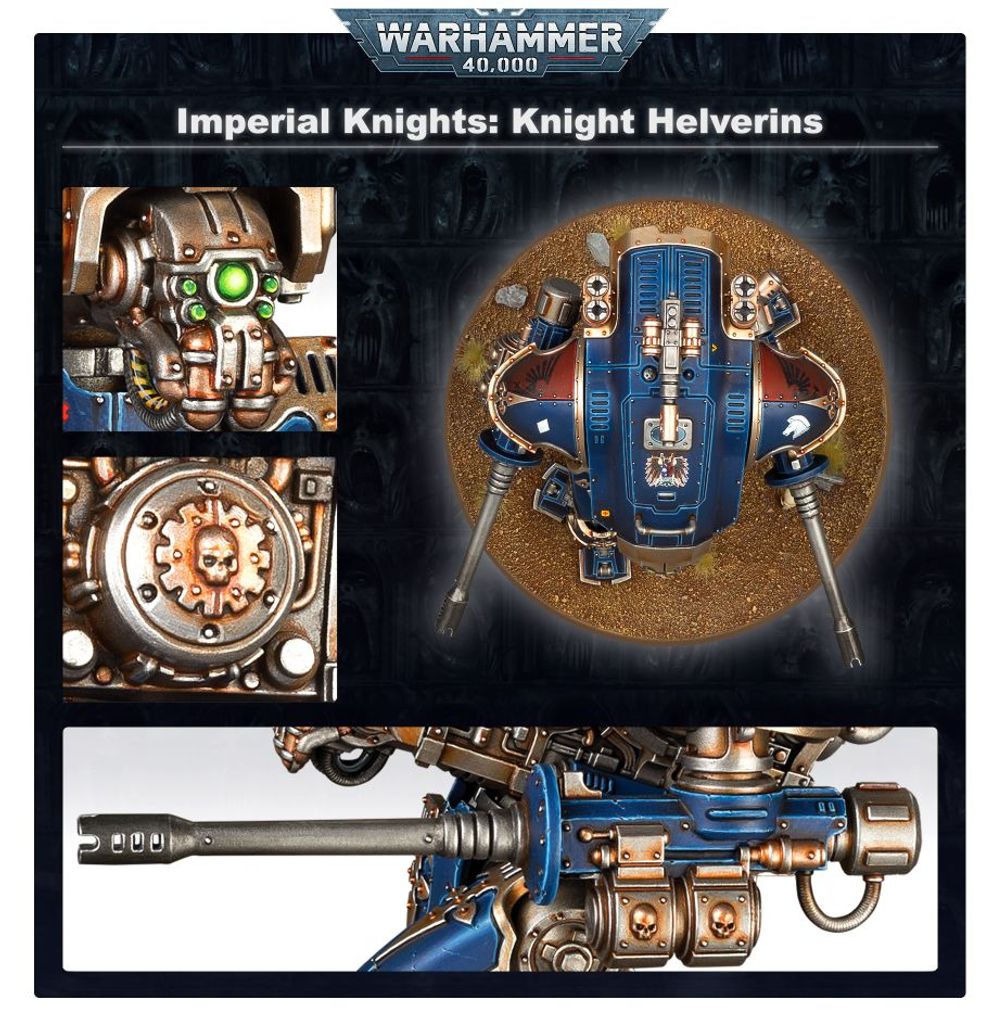 Warhammer 40,000 Imperial Knights Knight Armigers készlet doboza