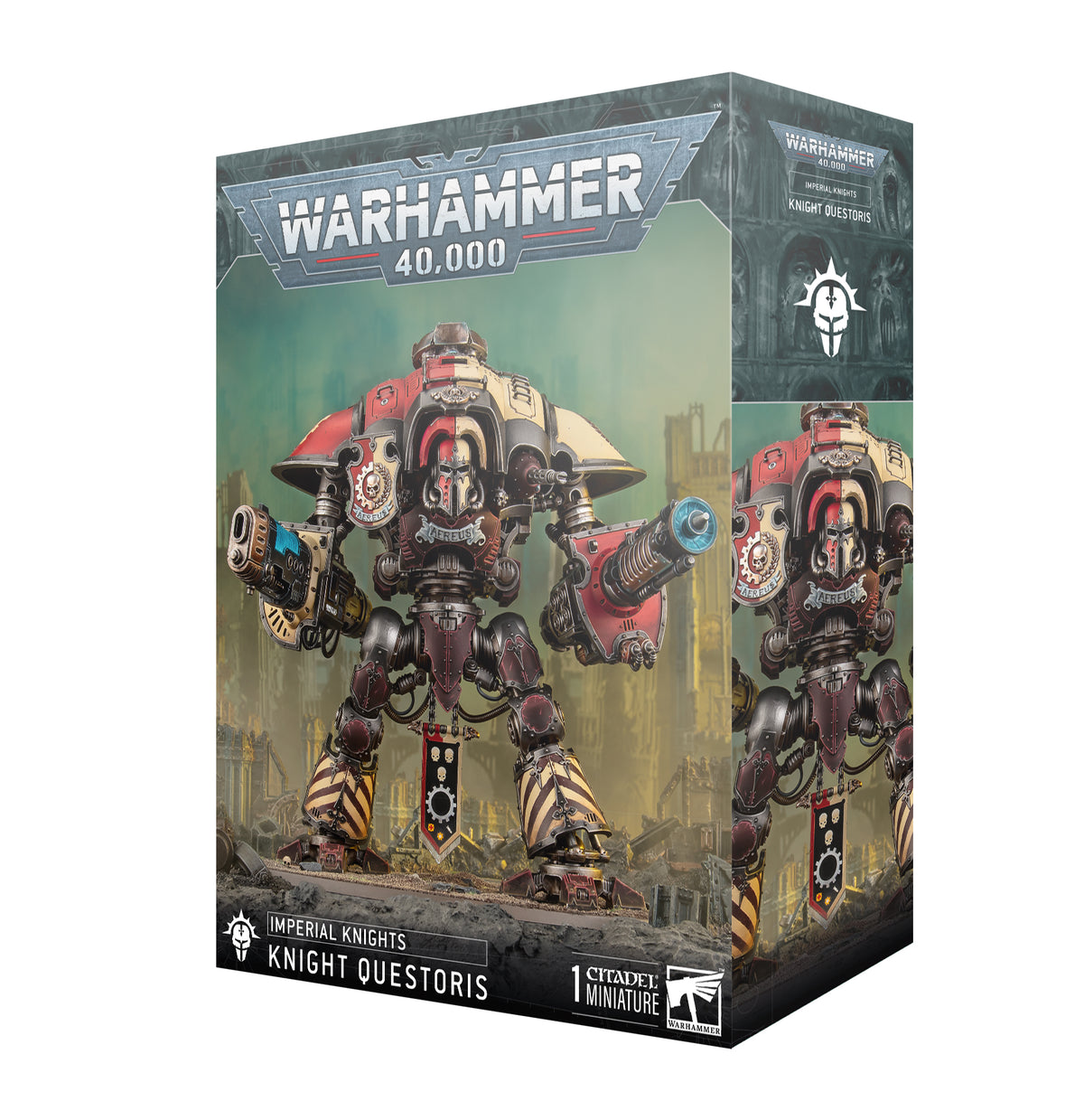 Warhammer 40,000 Knight Questoris műanyag figura, Imperial Knights ovális talppal