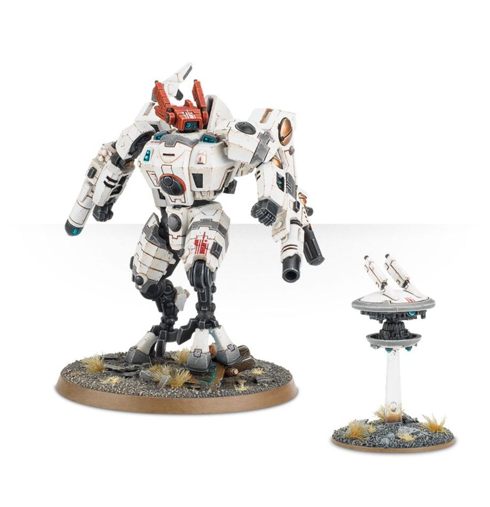 Warhammer 40,000 T'au Empire Commander figura doboz