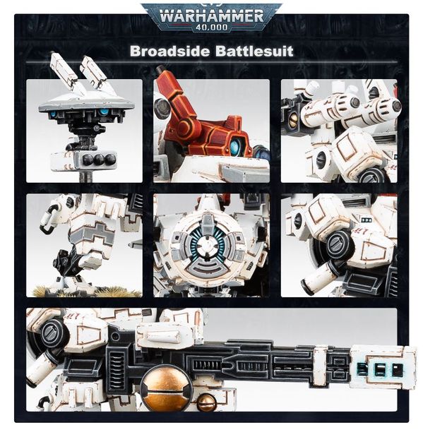 Warhammer 40,000 XV88 Broadside Battlesuit modellkészlet