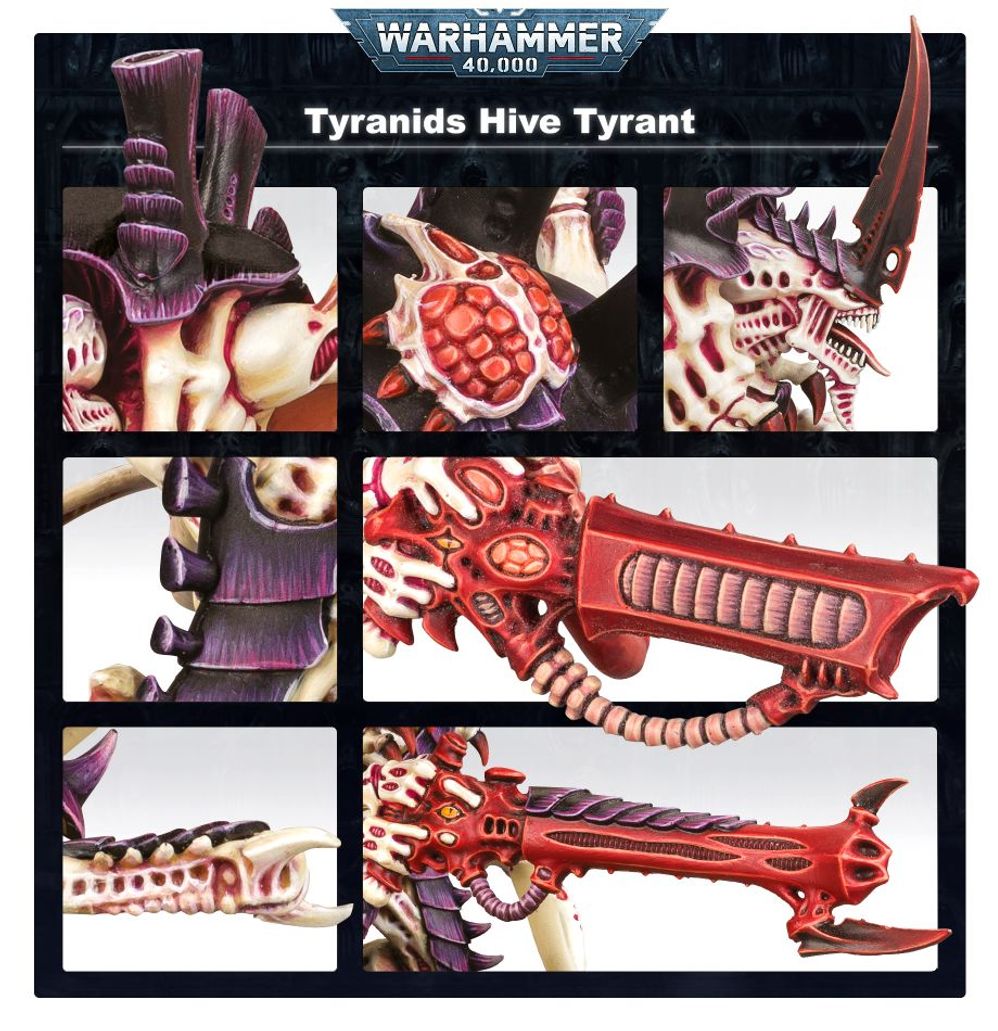 Warhammer 40K Tyranids Hive Tyrant műanyag figura készlet