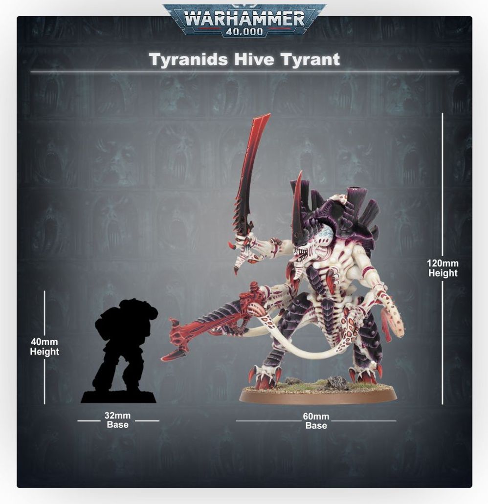 Warhammer 40K Tyranids Hive Tyrant műanyag figura készlet