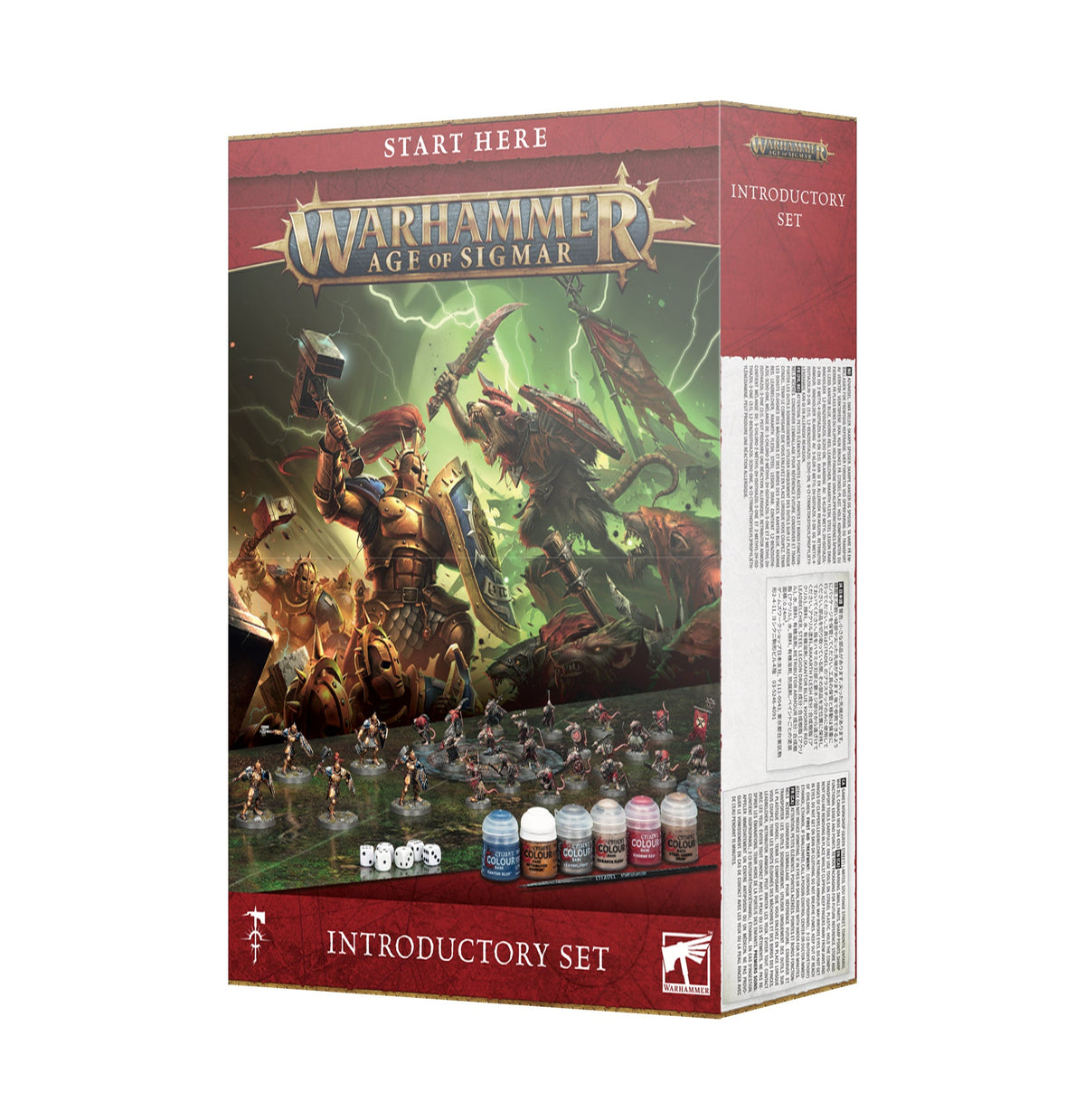 Warhammer Age of Sigmar Introductory Set doboz Stormcast és Skaven