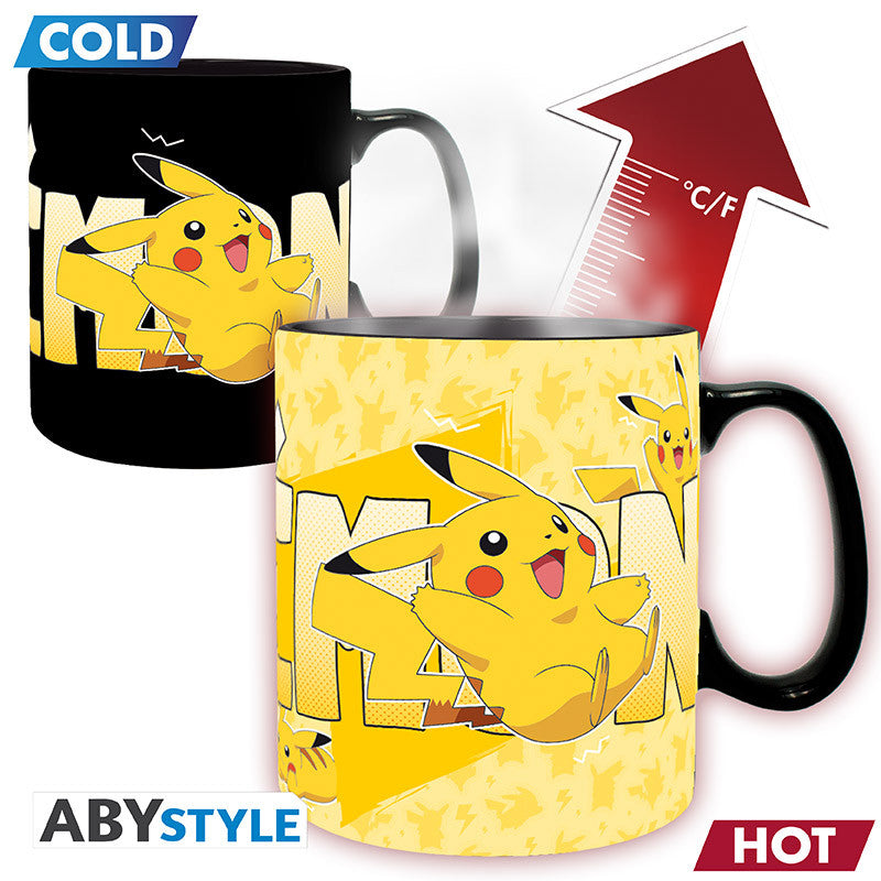 Pokémon Pikachu hőre változó bögre – 460 ml