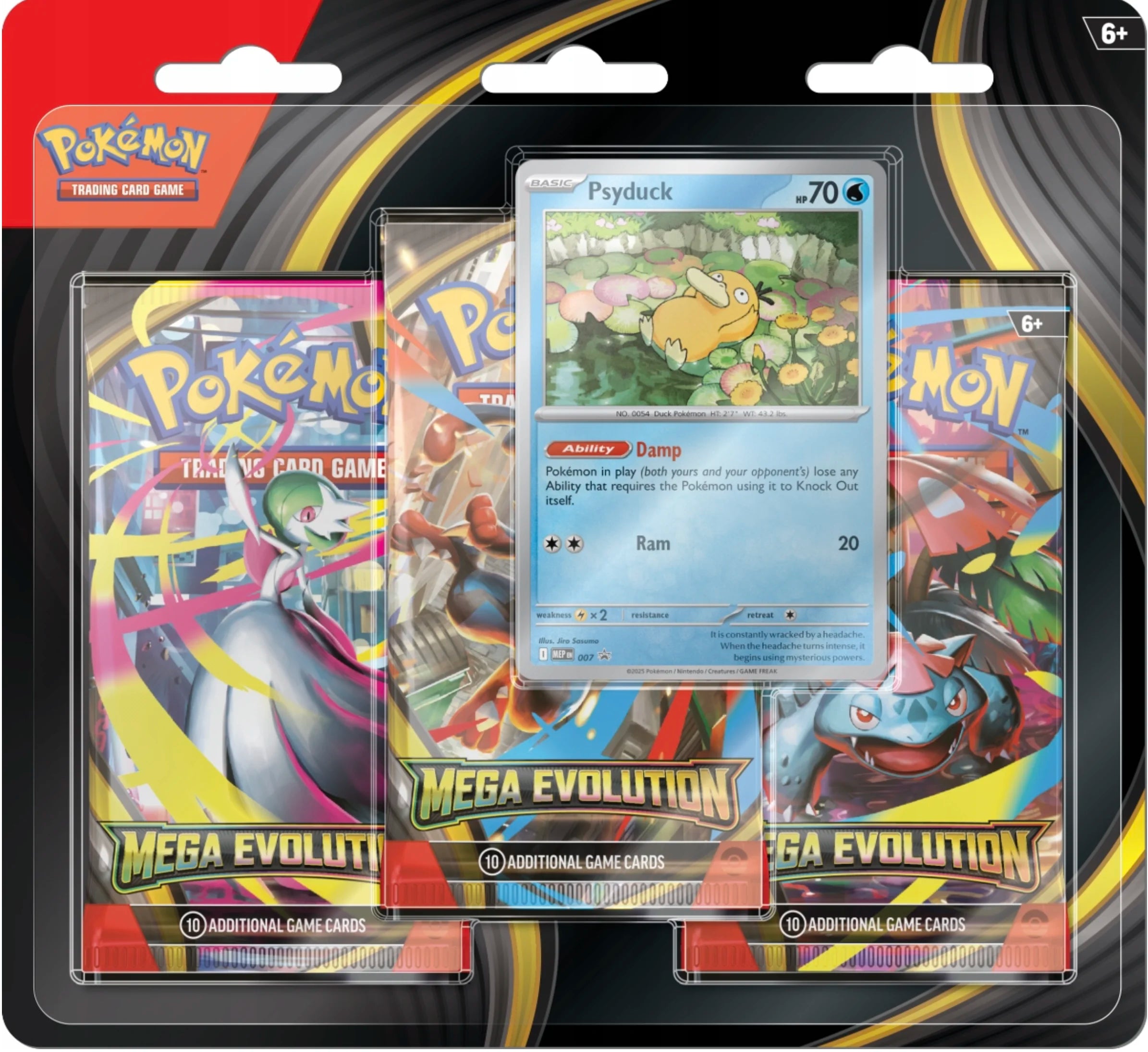 Pokémon - Mega Evolution – 3 Pack Blister