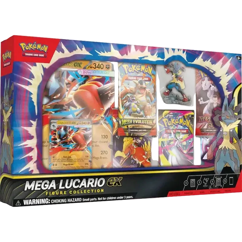 POKÉMON MEGA LUCARIO EX FIGURE COLLECTION