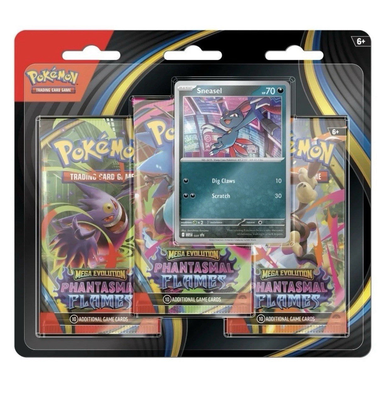 Pokémon TCG: Phantasmal Flames 3-Pack Blister Booster