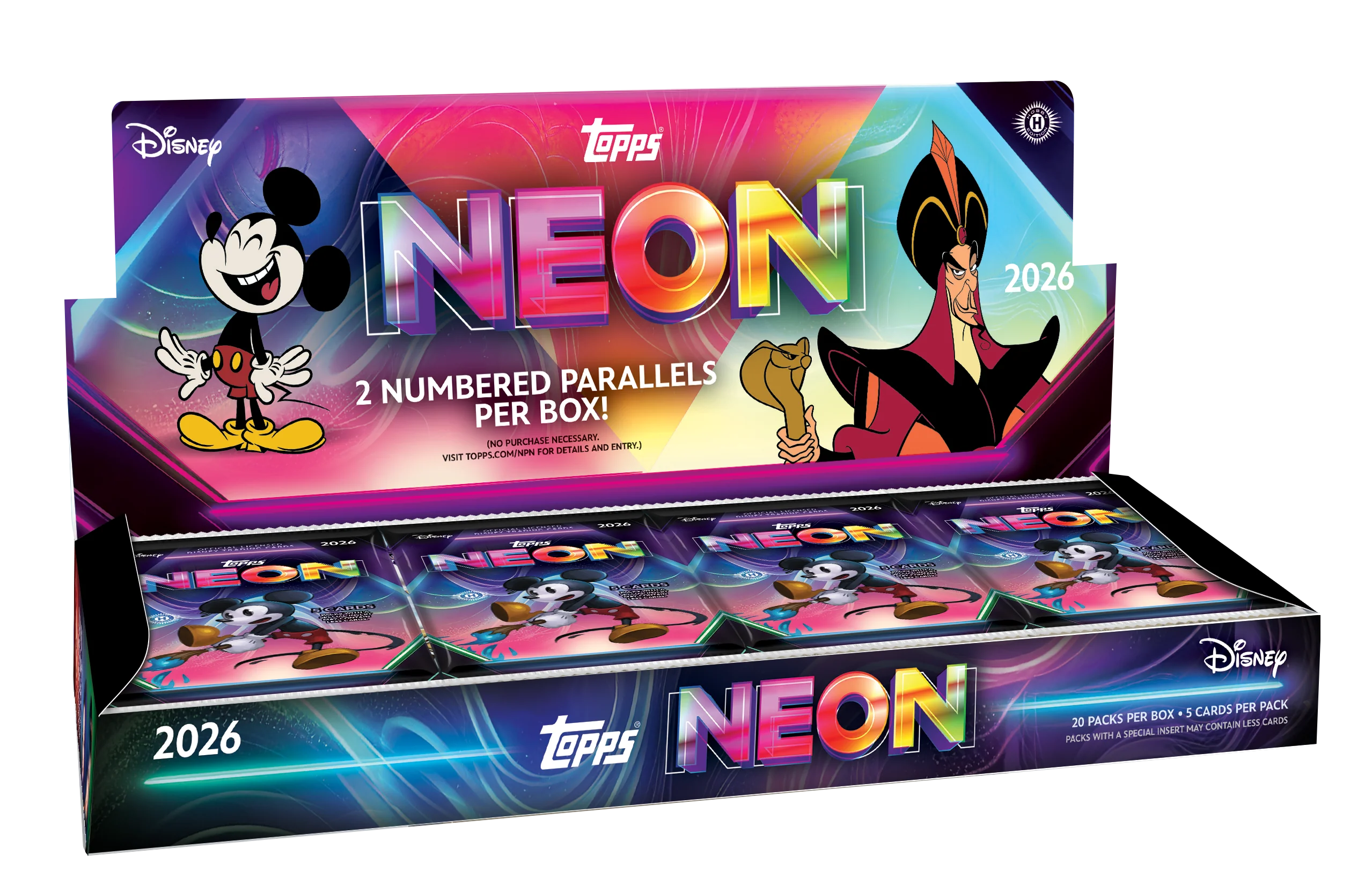 Topps disney neon hobby box 
