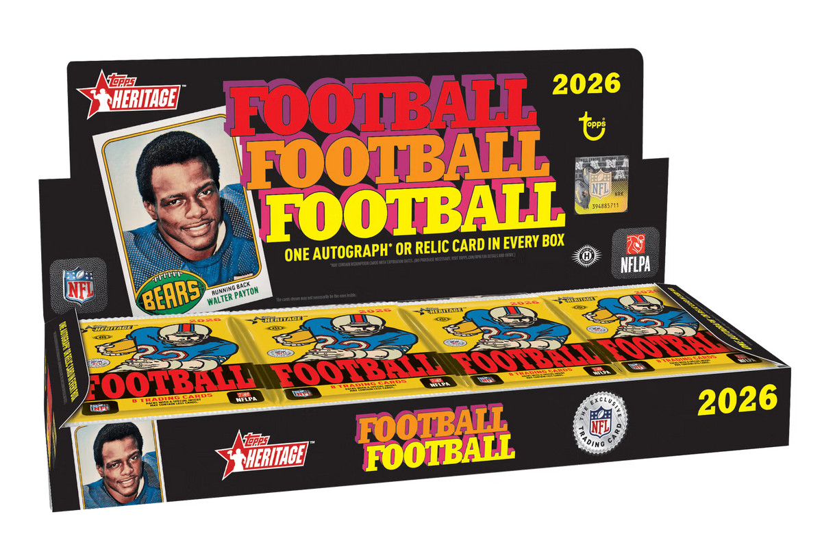 Topps Heritage Football 2026 Hobby Box